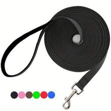 1pc Extra Long Pet Leash, Polyester Dog Training Leash, 5.9-50 Feet, For Obedience, Play, Camping And Backyard Exercise - Suitable For All Dog Breeds, Allowing Dogs More Activity Space