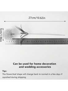 1/5/20PCS Artificial Plants Dandelion Leaves Plastic Fake Greenery, Romantic Artificial Flowers Plastic Centerpieces Bouquet For Wedding Room Home Hotel Party Event New Years Gifts Handheld Flower Arrangement For Valentine's Day Wedding/Home/Bedroom/Living Room/Table Decoration/Bride's Bouquet/Outdoor Garden - Yellow - View 3