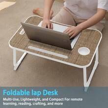 Laptoptisch, Laptop Betttisch Klappbar, Klappbarer Lapdesk mit,Tassenhalter,laptoptisch für das Frühstück auf dem Bett/Liege/Sofa,bett tisch,bed table,laptop table,tisch bett,tisch fürs bett