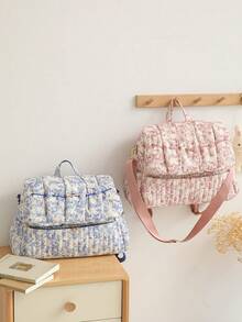 婴儿尿布包手提包，大容量旅行尿布包，医院分娩包，婴儿尿布手提包，孕妇旅行手提包 - 彩色 - 查看 3