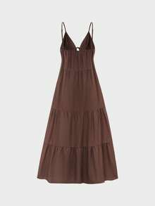 LilyHouse 女士夏季长裙，优雅时尚，海滩度假风，V 领吊带设计，适合日常约会、海滩度假、节日庆典、婚礼、优雅派对、毕业典礼、情人节等场合。