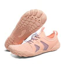 Women Barefoot Shoes Quick Dry Non-Slip Five Finger Shoes Outdoor  Lightweight Sneakers Wading Swimming Barefoot Aqua Shoes - 杏色 - 查看 3