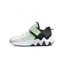 Nike Zapatillas de baloncesto casuales GIANNIS IMMORTALITY 2 (PS) para jóvenes y adolescentes, para uso diario - Blanco Verde - Ver 1