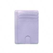 RFID Blocking Card Holder ID Plate Holder PU Leather Ultra-Thin Card Sleeve Pocket Wallet Portable Fashion Simple Multi-Slot Card Holder Slim For Women Wallet Mini Wallet Purse Wallet RFID Wallet Card Wallet