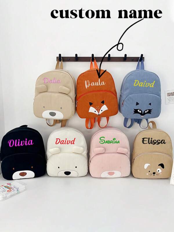 Personalized Embroidered Children Backpack,Kids School Bag,Back To School Bag,Custom Name Backpack,Boys Girls Bag