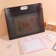 1 cái - Cặp đựng tranh đính đá bằng nhựa - Kích thước A3, Màu đen có ngăn trong suốt & Trang thay bút - Lý tưởng để sắp xếp & trình bày tác phẩm nghệ thuật, Đồ dùng nghệ thuật đính đá, Đồ dùng học tập, Trở lại trường - màu đen - Xem 6