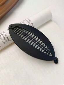 2 件简约大号美人鱼尾巴发夹，优雅垂直高马尾扭香蕉夹发梳波浪夹发髻发型配饰，春夏新品，送给朋友的绝佳礼物，易于使用，发夹，发夹，发夹，学校用品 - 多色大號 - 查看 7