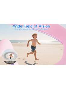 Swim Goggles For Kids 3-15 With Earplugs Large Frame Anti-Fog/UV Swimming Goggles For Boys Girls