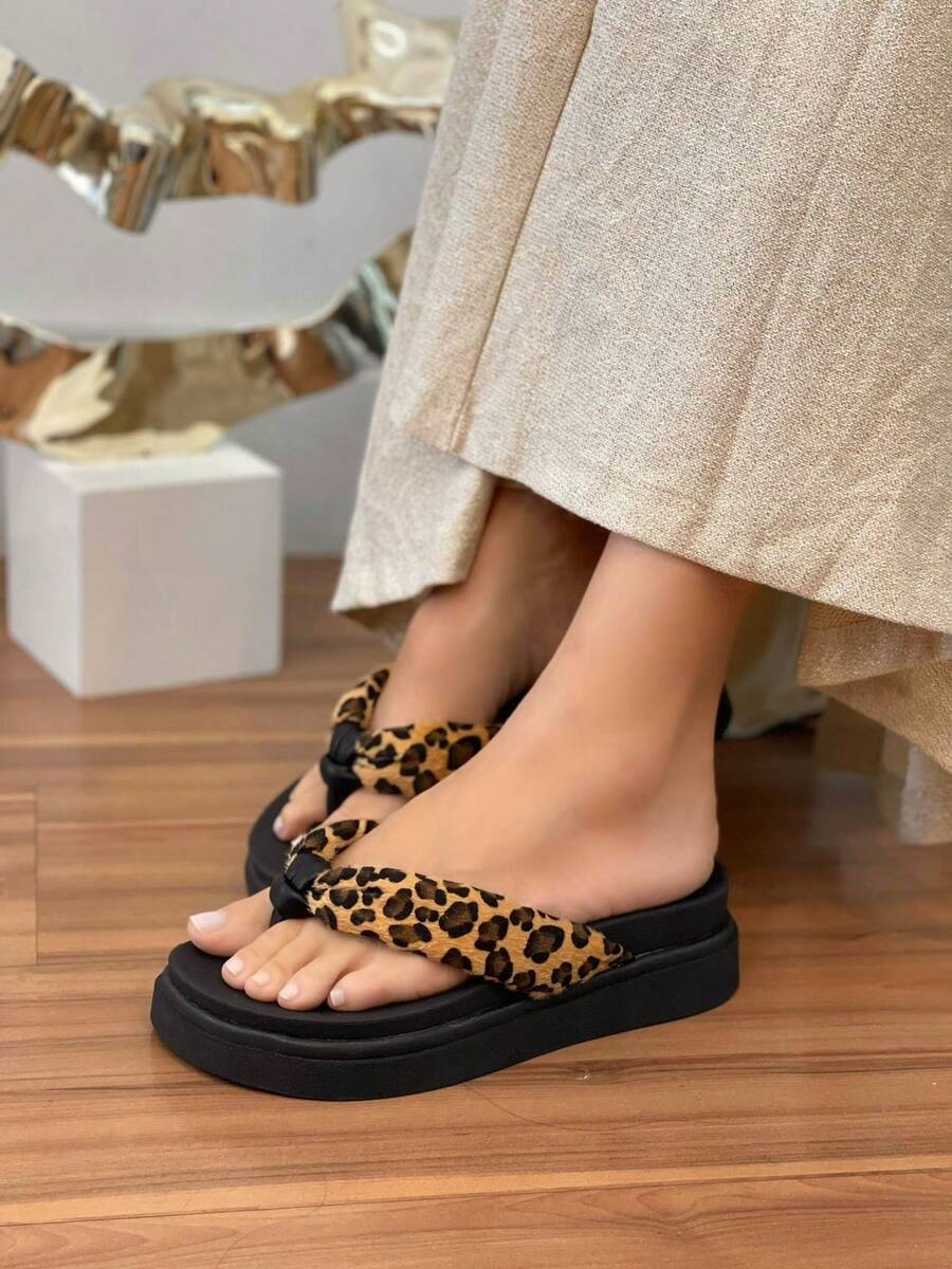 Women's Platform Sandal Papete Birken Casual Comfortable Comfy - 黑色/美洲虎 - 查看 1