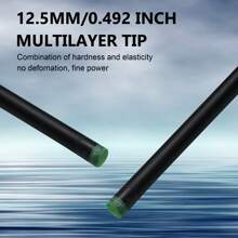High-Quality Fiberglass Billiard Cue - Specially For Beginners, 12.5mm Multi-Layer Tip, Strong Grip, , Non-Deformation, PU Anti-Slip Handle, Stainless Steel Shaft Protection, Suitable For 8-Ball, 9-Ball, Black Ball. Quick Release Design, Perfect Gift For Billiard Lovers, 18-20 Oz