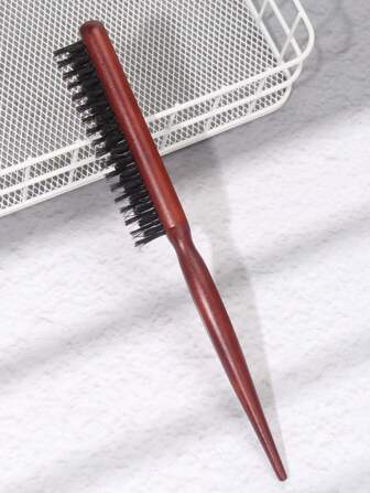 1 Kapperskrulspeld met puntige staart en drie rijen haarkam, haarstyling, haarspullen, haarkam, haaraccessoires, haarstylingset, haargereedschapsset, haarstylingset