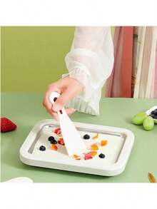 1 件冰淇淋机，带 2 个刮刀，DIY 冰淇淋碗，冰淇淋机，冰沙，冷冻酸奶，意大利冰淇淋机，返校礼物