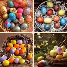 1-5 件木制复活节彩蛋，DIY 可涂漆装饰品，适合圣诞节、感恩节、新年、圣帕特里克节、情人节和其他节日