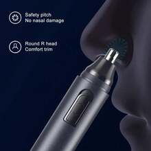 OBOVAY 1 件男士精密毛发修剪器 - 轻松修剪鼻毛、耳毛、眉毛和面部毛发，时尚的一体式修剪工具，不含电池，随机发货 - 鼻毛修剪器 - 查看 8