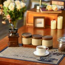 Cunhill 2 Pieces Coffee Bar,Coffee Bar Accessories 20 X 14 Inch Coffee Bar Decoration Coffee Placemats Coffee, Coffee Bar, Countertops,Coffee Station Accessories(First Coffee) - First Coffee - View 7