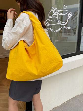 New Lightweight Underarm Bag With Large Capacity Tote Bag, Fashionable Versatile Commuter Shoulder Bag For Women