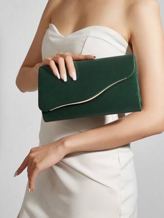 Glitzernde, glänzende, luxuriöse, glamouröse, elegante Clutch aus Samtmaterial, aufwendige große Abendtasche mit abnehmbarer Kette für Hochzeit, elegant für Mädchen, Frauen, Studentinnen, Berufsanfänger und Büroarbeiterinnen für Partys, Proms, Hochzeiten