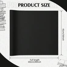 Tela para encuadernación de libros 40 X 16 pulgadas, superficie de tela negra, respaldo de papel, suministros de encuadernación de libros duraderos y resistentes, adecuados para cubrir libros, álbumes, manualidades de scrapbooking - Rosa - Ver 9