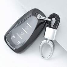 Full Protective Car Key Case Suitable For Chevrolet Series For Malibu XL For Trax For Camaro For Cruze For Blazer For Tracker For Orlando For Equinox Car Remote Key Cover Exquisite High-End Keybag Suitable For Both Men And Women