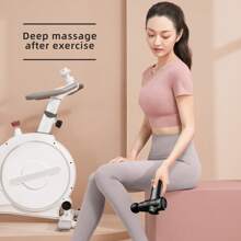 Mini Portable Massage Gun Deep Tissue,Percussion Back Massager Gun For Athletes Muscle Massage Gun For Pain Relief With 8 Massage Heads & 20 Speeds