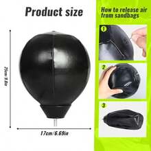 Boxing Speed Ball Featuring A Universal 8mm Screw And A Replaceable Spare Sandbag For Dynamic And Enduring Training Sessions Black JR0086 - 黑色 - 查看 4