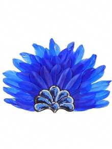 D EXCEED 1/2/3/4/6 Pcs Carnival Plumage Headband Lightweight Accessory For Parties Halloween Gifts Themed Events Durable Comfortable Flapper Headpiece Vibrant For Cosplay Celebrations - Multicolor - View 16