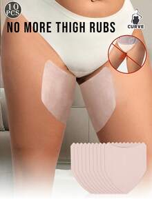 10/20pcs Invisible Anti Chafing Thigh Non-Woven Pads - Breathable Anti-Sweat Disposable Anti-Friction Patches For Men And Women, Inner Thigh Protectors For Skirts, Dresses, Sports And Summer Comfortable Wear