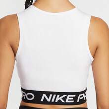 女款 NIKE PRO DF 365 CROP TANK 运动工字背心 FZ3616-100 - 白色 - 查看 2