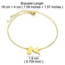 1pc 21CM + 4CM France Guadeloupe Map Anklets For Women Stainless Steel Jewelry Foot-Chain - Multicolor - View 9