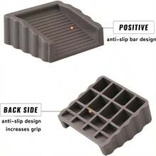 4 Pack Creative Windproof Door Stopper,  Door Blocker, Anti-Collision Door Stopper, 4 Colors Door Stop, Convenient, Practical And Durable, Reassuring And Quiet. - Đen & Xám & Trắng & Nâu - Xem 5