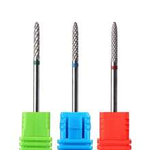 1件套高级碳化钨美甲钻头套装 - 轻松卸除凝胶丙烯酸指甲油，专业抛光工具 - 打造惊艳美甲的终极美甲美足套装