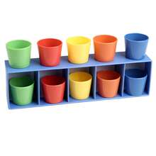 Children Tabletop Interactive Games, Who? Guessing Game, Color Matching Game, Cup Stacking Game Toys, STEM Logical Thinking Toys, Party Games, Outdoor Games Toys - Multicolor - View 11