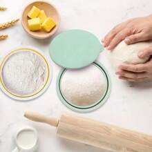 2/4pcs - Silicone Pizza Dough Fermentation Container With Lid, Foldable Stackable Leak-Proof Reusable Baking Storage Box For Making Pizza, Bread, And Dough Shaping, Round Kitchen Organizer - Multicolor - View 5