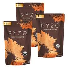 SUPERFOODS Organic Mushroom Instant Coffee With 6 Adaptogenic Mushrooms (Lions Mane, Turkey Tail) & MCT Oil - Boost Energy, Focus, Digestion & Immunity, 30 Servings - 3 PCS - 查看 1