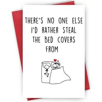 1 张浪漫情侣爱情贺卡，带信封，适合丈夫、妻子、男朋友、女朋友 - 适合婚礼、订婚、情人节、生日、周年纪念 - 难忘的纪念礼物