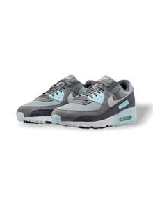 Nike Giày thể thao nam Air Max 90 thoáng khí, đệm nhẹ, đa năng, đi làm hàng ngày, màu xám DM0029-009 - đá bọt/xám - Xem 2