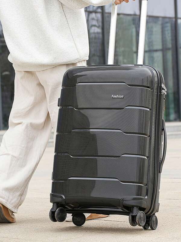 Valigia di alta qualità, leggera e resistente. Valigia nera, borsa con cerniera, bagaglio a mano da viaggio, disponibile in misure multiple 20/24/28, resistente ai graffi, a prova di esplosione, ruote silenziose, in materiale PP, con serratura con codice e serratura TSA, spaziosa, adatta per studenti universitari, coppie in luna di miele, traslochi, regali per vacanze - Blu chiaro - Grigio scuro - Set da 1 pezzo - Set da 3 pezzi - 20 pollici - 24 pollici - 28 pollici - Diverse misure e set