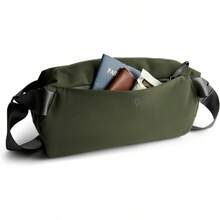 Bellroy Classic Sling Everyday 7 Liter Minimalist Crossbody Bag With Internal Organization Adjustable Crossbody Strap And Autocompression System Olive SH PO - Ôliu - Xem 5
