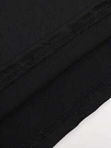 100% Cotton Unisex T-Shirt Short Sleeve Summer Vest 200g Cotton Comfortable Breathable Funny T-Shirt Men's Stylish And Casual Print Fashion Casual Outdoor Sports Fitness Tops Holiday Gift - 黑色 - 查看 4