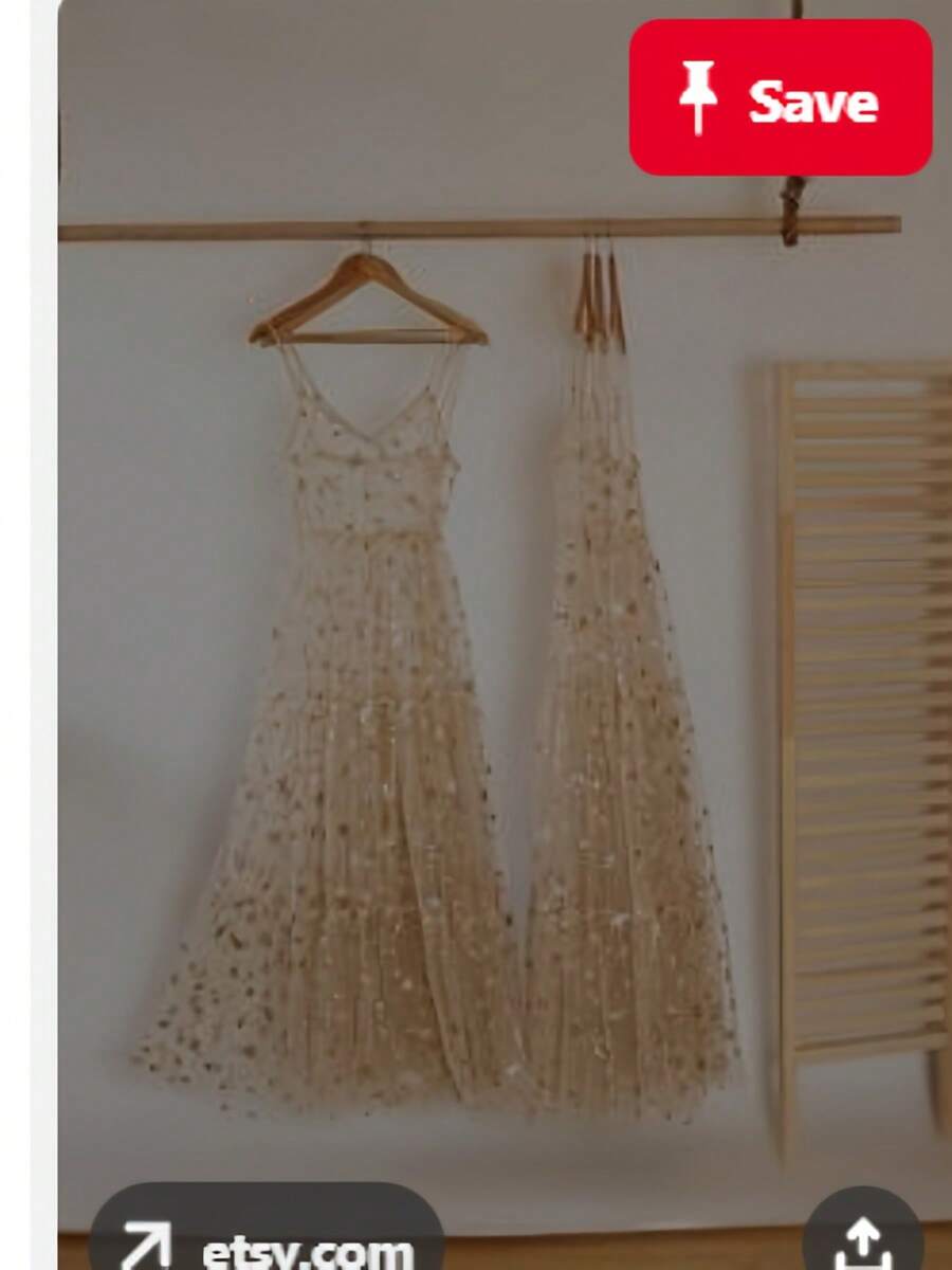 Women's Mesh See-Through Skirt High Waist Skirt Beachwear Pleated Long Maxi Skirt - Vàng - Xem 1