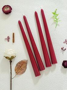 2pcs (10 Inch) Burgundy Long Scented Candles, Including Scented Candle Set, Can Burn For 8 Hours, Halloween Candle Center Decoration, Christmas Home Atmosphere Decoration, Home Candle Holder Gift, Suitable For Giving Gifts To Close Friends, Women, And Winter Solstice Gifts