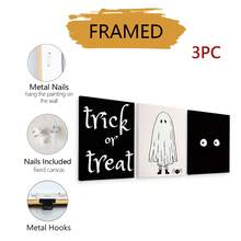3PCS/SET Halloween Eye Horror Decorative Painting For Living Room, Bedroom, Study Room Decoration, Modern Simple Style Choice, Unframed Christmas Decoration XMAS Decor Christmas Tree Gift Decor Thanksgiving Wedding Home Decor Home Decor Fall Decor Autumn Decor Birthday Decorations For Gifts Party Supplies Indoor Outdoor Garden Holiday Festival Decor Halloween Decor Wall Decor Halloween Ornaments - Multicolor - View 11