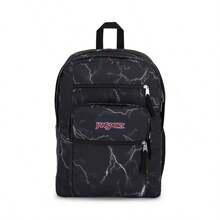 JanSport Mochila Big Student, compañera de clases ideal, capacidad extra grande, varios compartimientos organizadores, resistente al uso diario, diseño juvenil, tirantes acolchonados ajustables, compatible con laptop y cuadernos, colores modernos para estudiantes activos. - ELECTRIC BOLTS - Ver 1