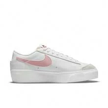 NIKE Women's BLAZER LOW PLATFORM Casual Sneakers, Model: DJ0292-103 - White - View 4