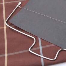 蛋糕切刀 金属丝分隔器 蛋糕切刀 不锈钢 33 厘米蛋糕切片器 不锈钢蛋糕压平器 2 线可调节高度切刀 蛋糕分层蛋糕 适用于糕点 - 彩色 - 查看 12