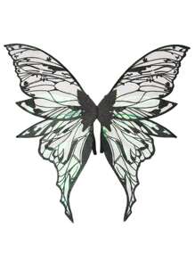 1pc Fairy Wings For Adults And Girls, Fairy Costume Set Organza Butterfly Wings - Ideal For Cosplay, Party,8 Colors Available Halloween