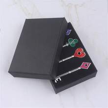 1pc Residents Evils RPD Keychains Playing Card Square Plum Heart Keyring Key For Men Jewelry Accessories Fans Collection - Multicolor - View 19