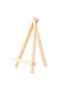 1 Pieza de Caballete de Arte de Madera - Caballete de Exhibición Triangular Portátil para Lienzos, Fotos, Letreros - Caballete de Pintura de Escritorio Adecuado para Artistas, Ferias Artesanales, Bodas - Soporte Universal para Obras de Arte, Útiles Escolares, Vuelta al Colegio