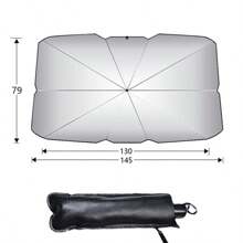 Car Windshield Sun Shade, Heat Insulation And Sun Blocking, Foldable And Retractable Sun Shade For Automotive, Available In Small And Large Sizes. Multi-Functional Umbrella Can Be Used As Sun Shade, Rain Shade, Heat Insulation Shade, Sun Protection Shade And Car Accessory.