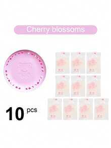 1/5/10 Pieces Of Fragrant Air Freshener Capsule, With A Complimentary Shell - Household, Car, Wardrobe, Lily Cream, Compressed Aromatherapy To Eliminate Odor, Car Air Freshener, 2025 New Fashion Air Freshener Capsule